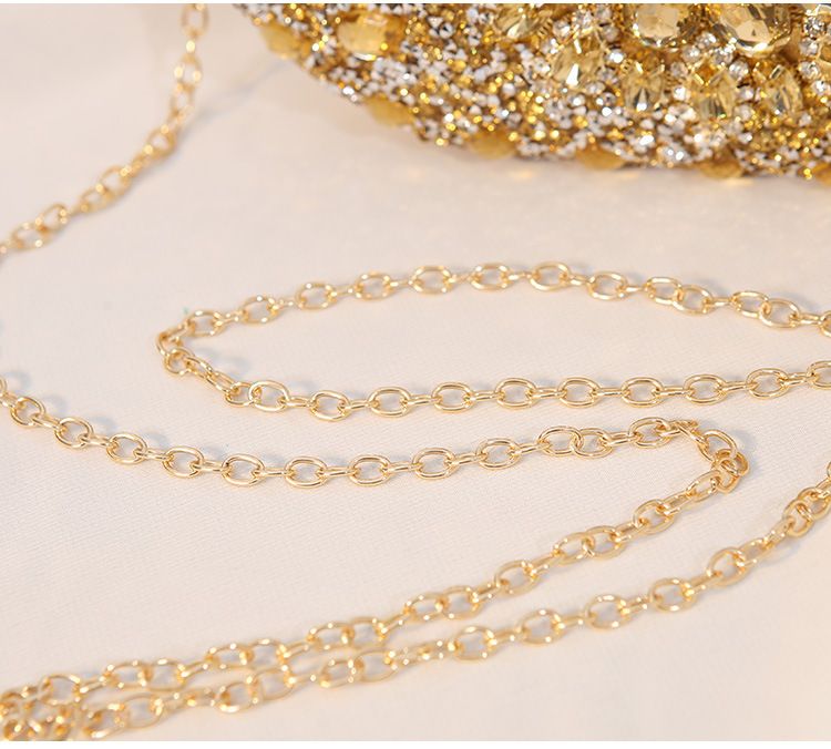 Bolso de mano de aleación con forma de flor y diamante para cena, para mujer, para vestido de celebridad, banquete_voghion.com