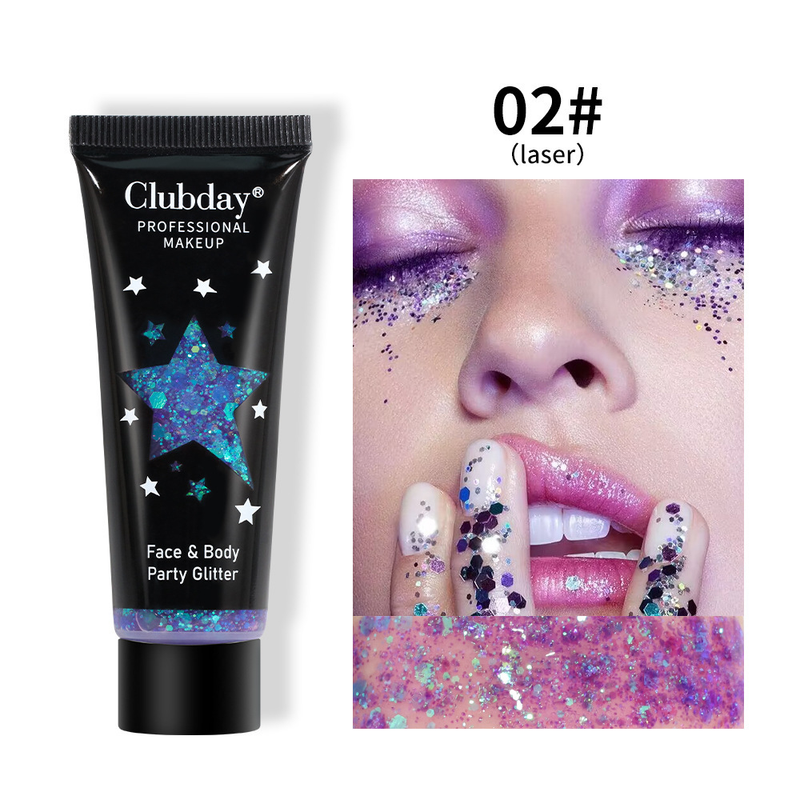 Beauty gel liquid sequin body Christmas makeup chameleon hose eye shadow_voghion.com