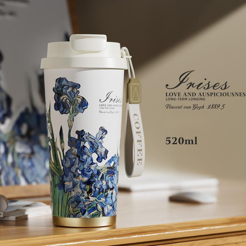 Portable Ceramic Heat Preservation And Ice Coffee Water Cup For Couples_voghion.com