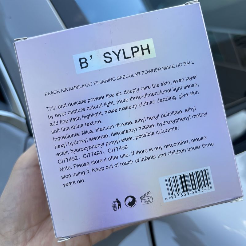 Bronzers & Highlighters New Velvet High Gloss Shiny Powder Puff Fine Glitter Setting Powder To Brighten The Clavicle Body Glitter Highlight Ball_voghion.com