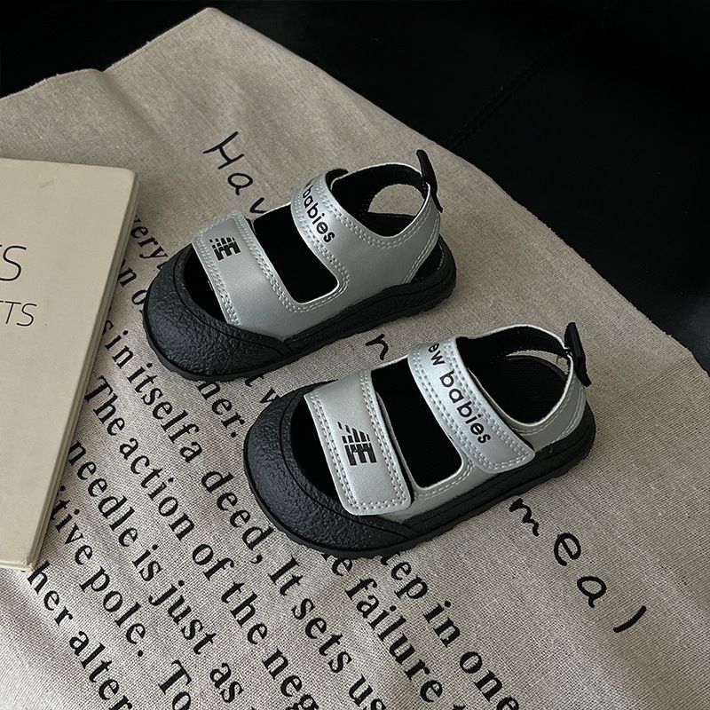 Boys' Closed-Toe Sandals 2025 Summer New Children's Soft Sole Beach Girls' Sports Shoes For Toddlers And Kids_voghion.com