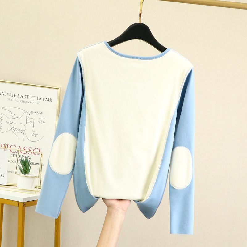 Mädchen Herbst Winter Damen Thermounterwäsche 085 Verdickte Ganzkörper-Patches Warme Funktionale Lässige Nahtlose Kälteschutzunterwäsche_voghion.com