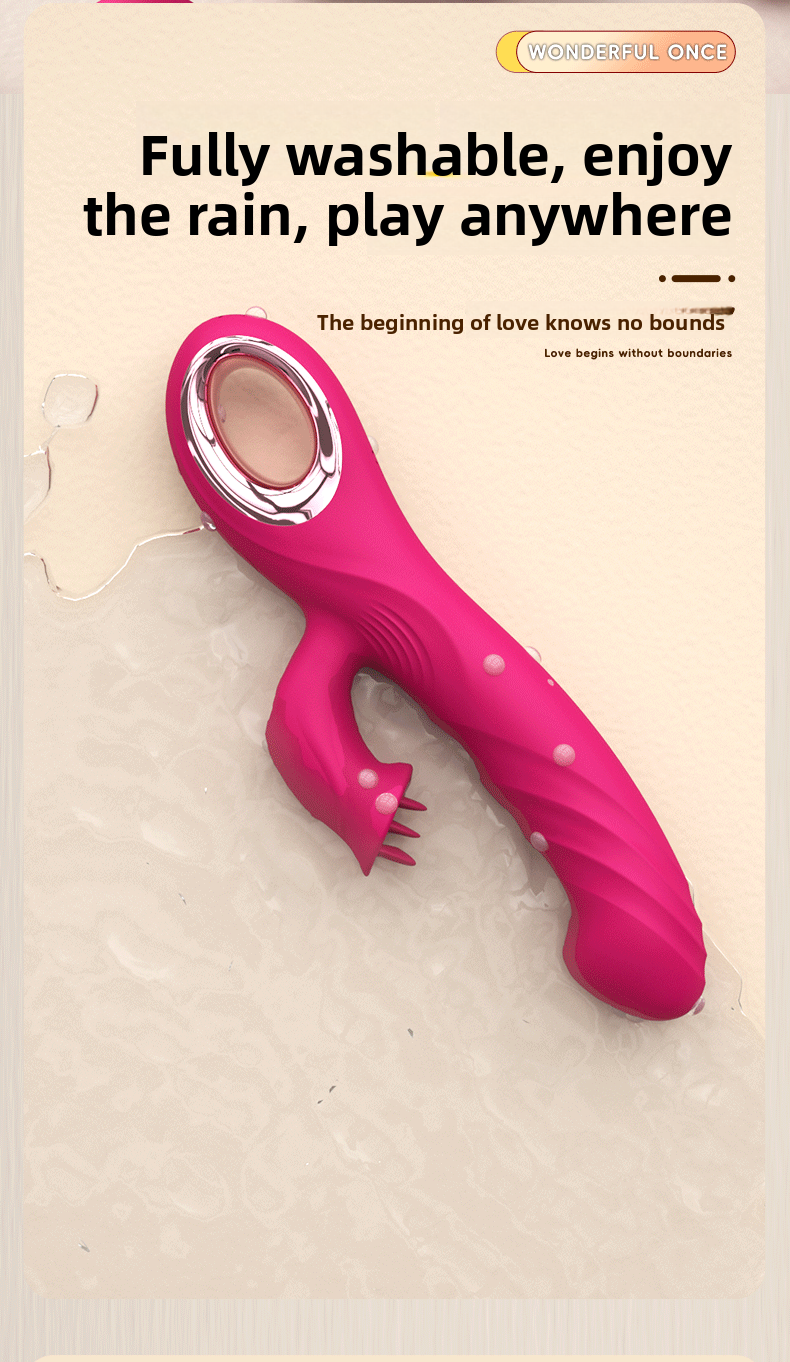 Masturbation Artifact Dual-Vibration Female Vibrator Fully Automatic Clitoris Stimulation Orgasm Sex Toy Adult Product_voghion.com