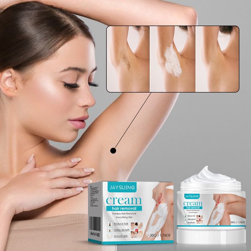 Jaysuing Hair Removal Cream Quickly removes from the armpits, hands, feet, body. Gentle and non hair removal cream_voghion.com