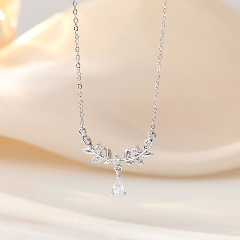Jin Hongyu 999 puur zilveren lauriertarwe oorketting voor vrouwen Koreaanse editie, klein en uniek Instagram, hoge kwaliteit,_voghion.com