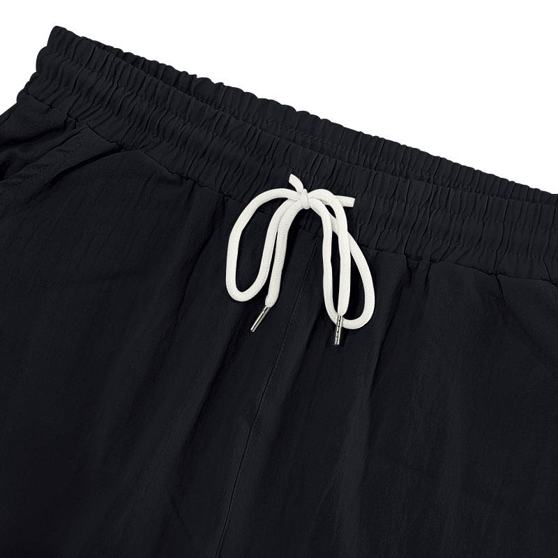 2025 Neue Herrenhose im amerikanischen Stil für vier Jahreszeiten, dünn, atmungsaktiv, mit mehreren Taschen, locker, lässig, trendig, weites Bein_voghion.com