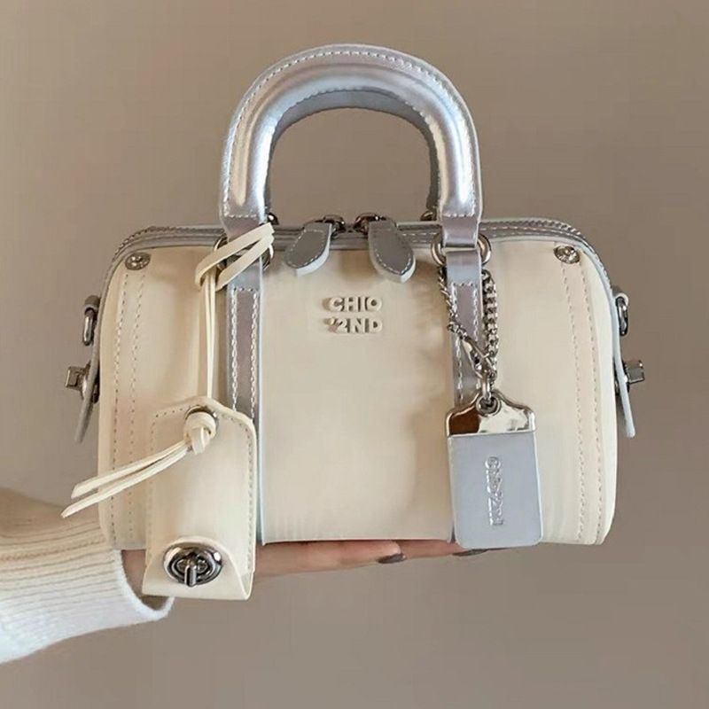 Semi-Ripe Mocha Pillow 2025 New Handheld Small Tote Style Single Shoulder Crossbody Bag_voghion.com