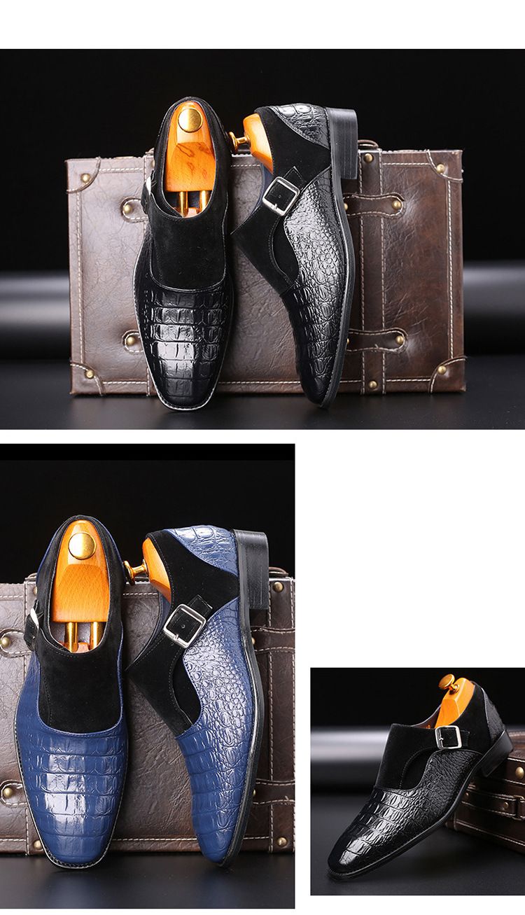Men's Business Casual Dress Oxfords Formal Lace-Up Shoes for Office, Parties, and Daily Wear_voghion.com