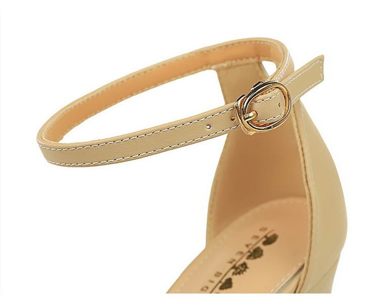 Women's Sexy Strappy High Heel Sandals With Ankle Strap - Ultra High Stiletto Heels & Platform - Sizes 34-40 Waterproof Platform Versatile_voghion.com