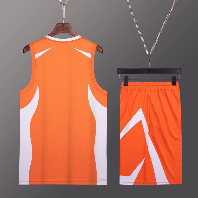 Basketbola komplekts, vīriešu apdrukāts krekls, sporta treniņu veste, koledžas studentu komandas forma, spēles apdruka, vasaras caurspīdīga_voghion.com