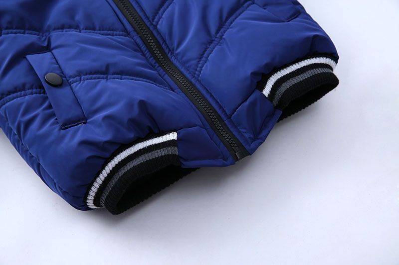 Kannerkleedung Kannerkleedung Kanner Koteng gepolstert Wanter Jongen Kapuzen Plüsch Kottengjacket trendy Kanner Wanterkleedung_voghion.com