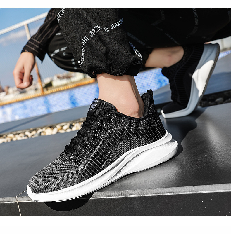 Herren Sportschuhe Arbeitsschuhe Sneakers Mesh Canvas Arch Support Rutschfeste Sneakers Schuhe_voghion.com