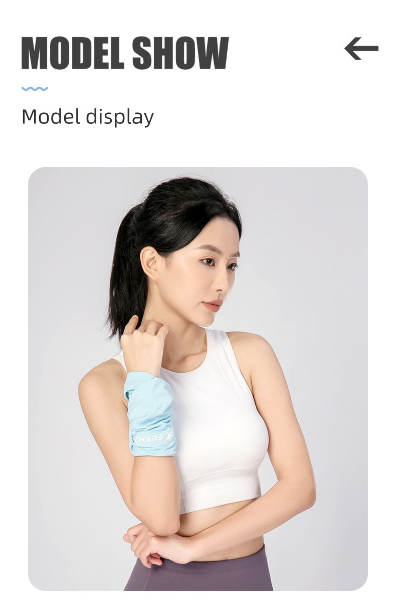 Silk Wristband Wrist Sports Towel Fitness Badminton Running Sweat Absorbing Ice Feel Quick Dry Q045_voghion.com