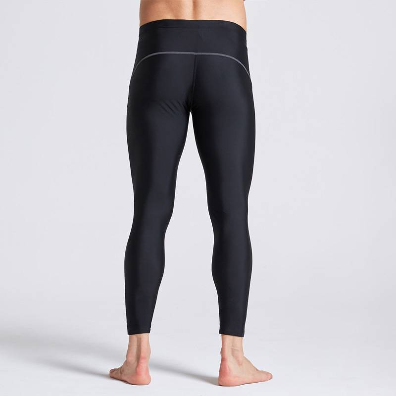 Traje de baño largo de secado rápido, protección solar, impermeable, para competición, para hombre, para esnórquel y surf._voghion.com