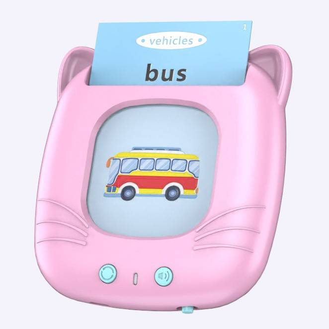 Flash Cards Foreign Trade Children's Puzzle Toys English Card Insertion Machine Bilingual Early Education Flash Card Machine_voghion.com