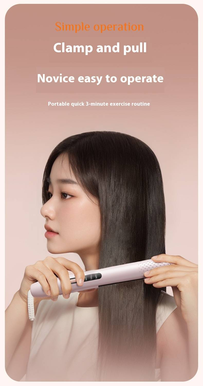 Mini-Ionen-Haarglätter und Lockenstab – 2-in-1-Glätteisen für glatte und voluminöse Styles (reisefreundlich, Ergebnisse in Salonqualität)_voghion.com
