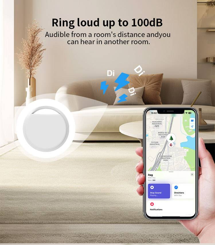 My Compatible AirTag - Bluetooth Anti-Lost Tracker For Pets, Items & Smart Location Finding_voghion.com