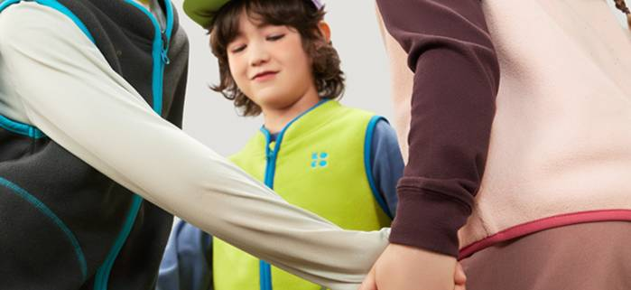 Kids' Fleece Vest – Lightweight Warm Winter & Spring Outerwear With Full-Zip (110-170cm, Rock Gray/Shell Pink/Primrose Yellow)_voghion.com