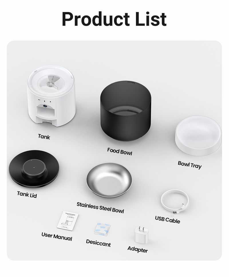 Pet Smart Feeder A90: Automatic Feeding For Cats And Dogs With Timer & Remote Control_voghion.com