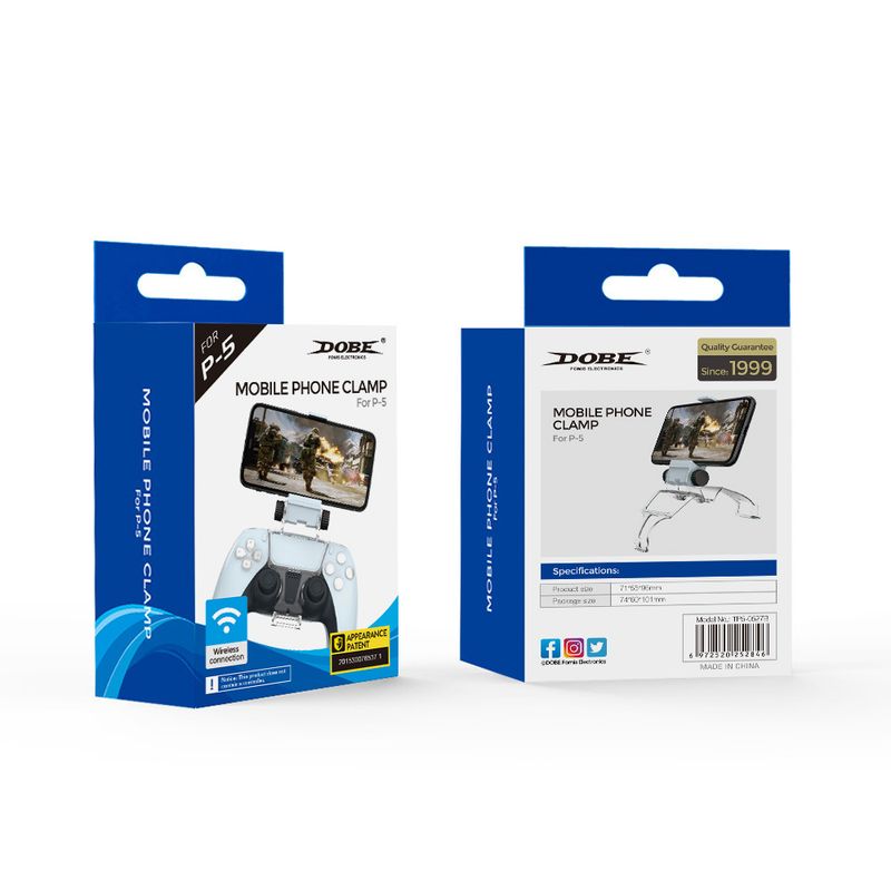PS5 Drahtlose Griff Halterung PS5 Einstellung Handy Griff Halterung PS5 Bluetooth Griff Halterung TP5-0527B_voghion.com