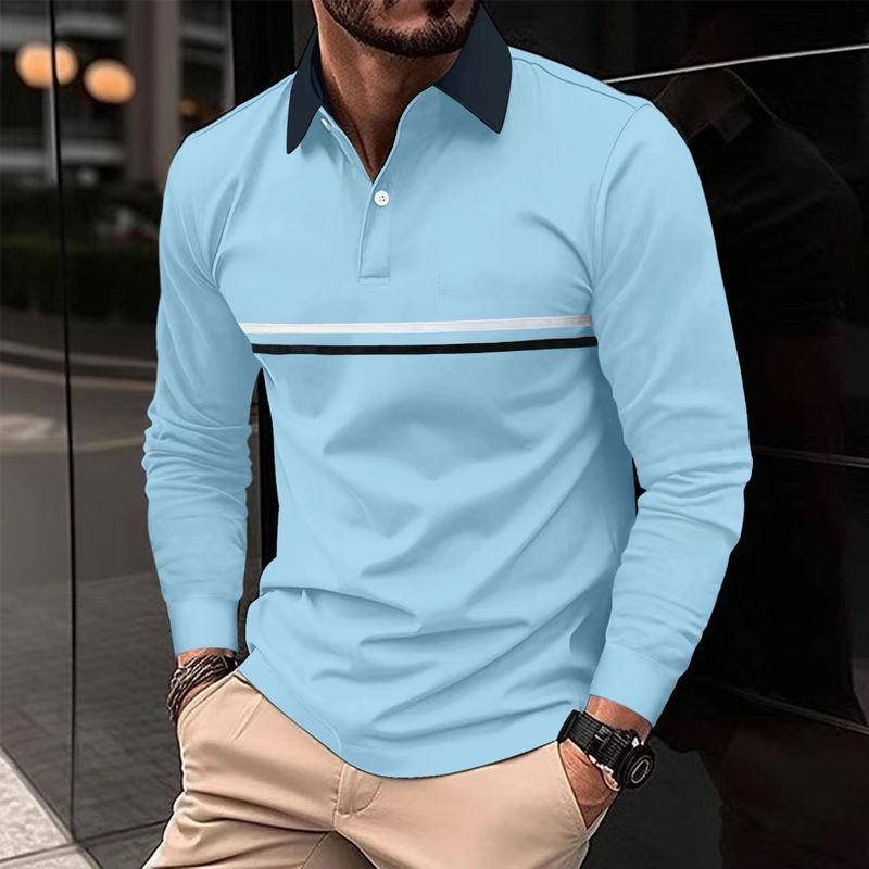 Ironclad GentIronclad Gent 2024 Spring And Autumn Quick-Dry Button Long Sleeve Men's Casual Polo Shirt_voghion.com