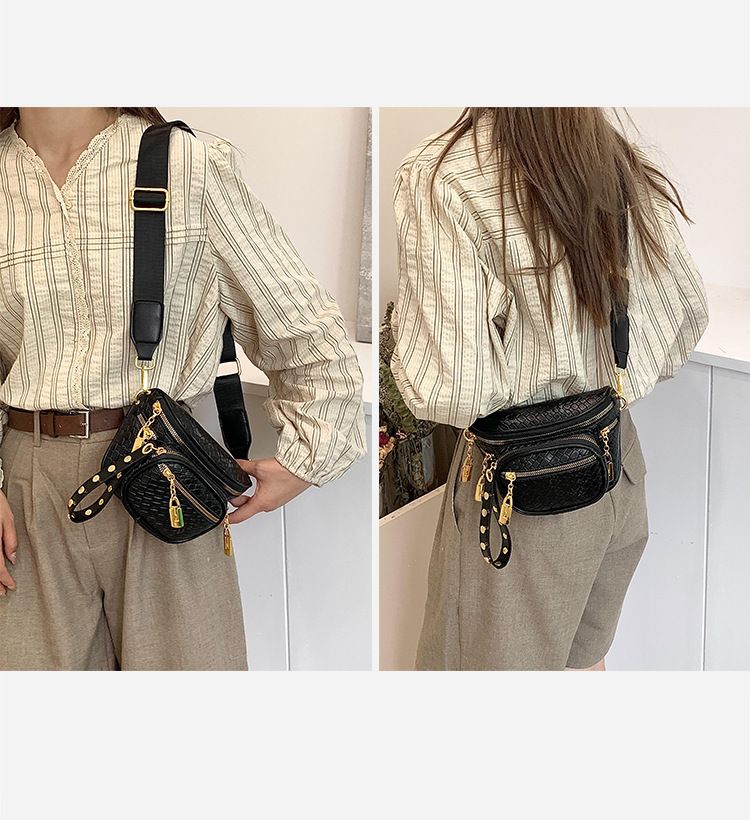 Neue modische und vielseitige gewebte Umhängetasche für Damen, Brusttasche, heißer Verkauf, Freizeittasche_voghion.com