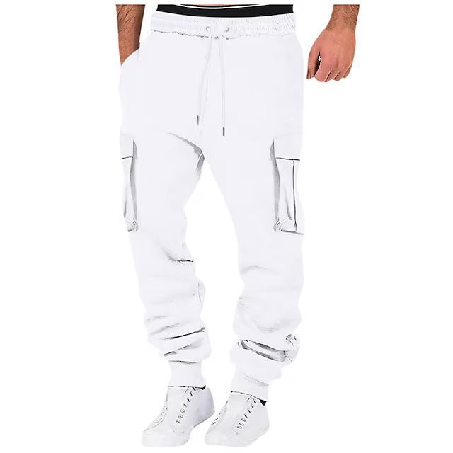 Men’s Retro Casual Pants – Loose Straight Fit, Versatile & Comfortable Sweatpants_voghion.com