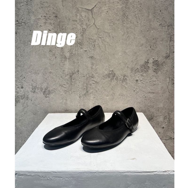 Yanzi/2024 Primavera Nuovo Casual Pelle Fondo Piatto Tacco Basso Comodo Testa Rotonda Cintura Fibbia Mary Jane Scarpe Singole Per_voghion.com