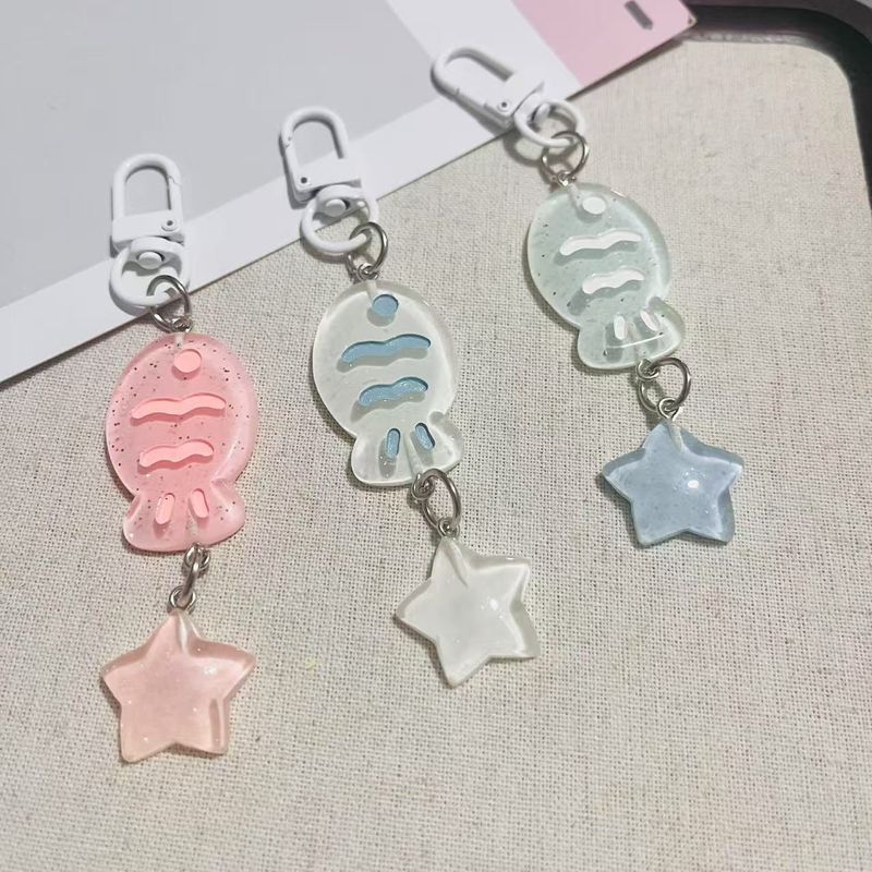 Crystal Colorful Fish Keychain Girl's Pendant Jewelry_voghion.com