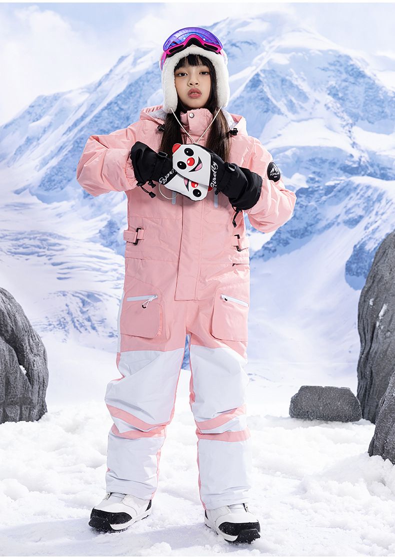 Nuova tuta da neve calda e traspirante da sci per ragazzi e ragazze_voghion.com