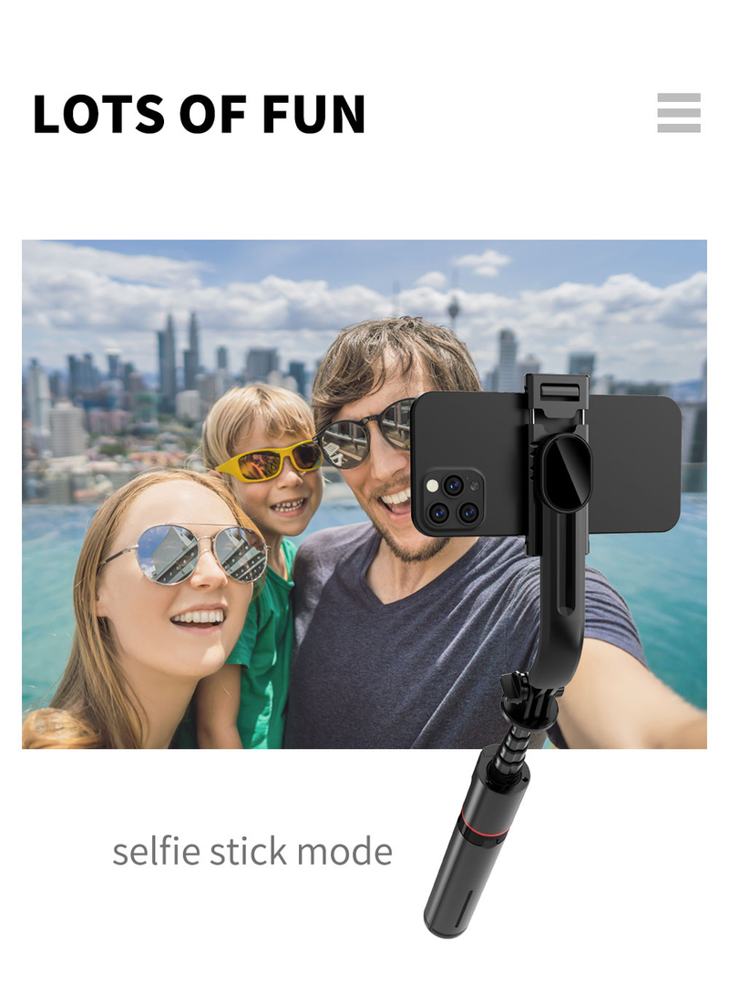 Erweiterbares Selfie-Stick-Stativ, Handy-Stativ mit kabellosem Fernbedienungsauslöser, kompatibel mit allen_voghion.com