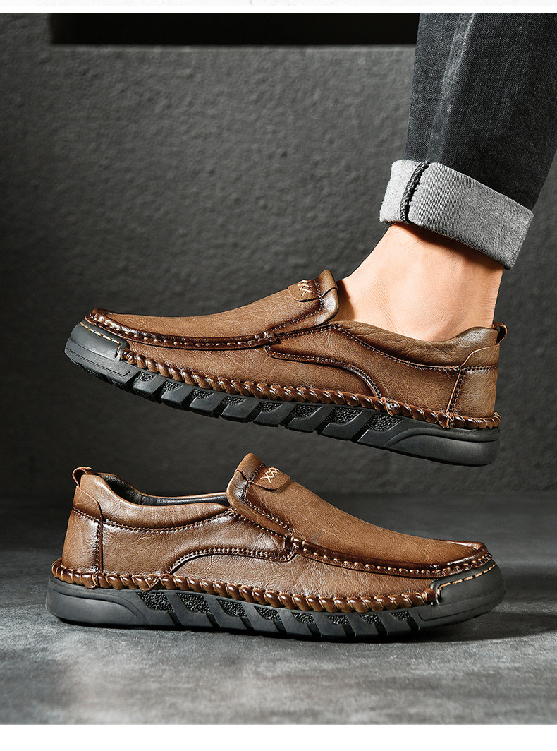 Heißverkaufte Lederschuhe für Herren, übergroße Outdoor-Herrenschuhe aus echtem Leder, lässige Lederschuhe, Wanderschuhe_voghion.com