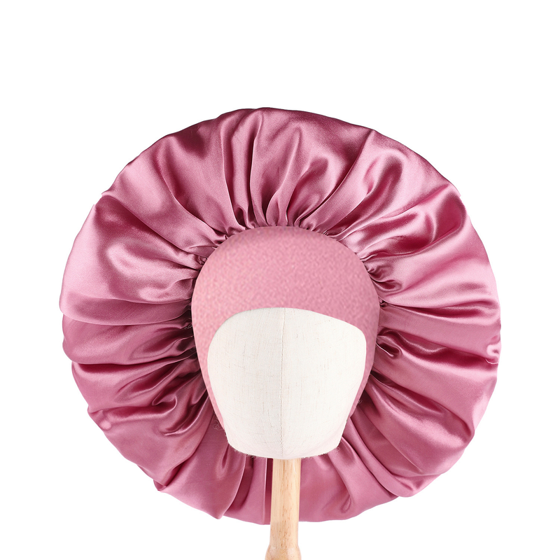 Men's Hats Official Large Satin Nightcap Rubber Band Hat Hair Care Hat Satin Nightcap Multi Color_voghion.com