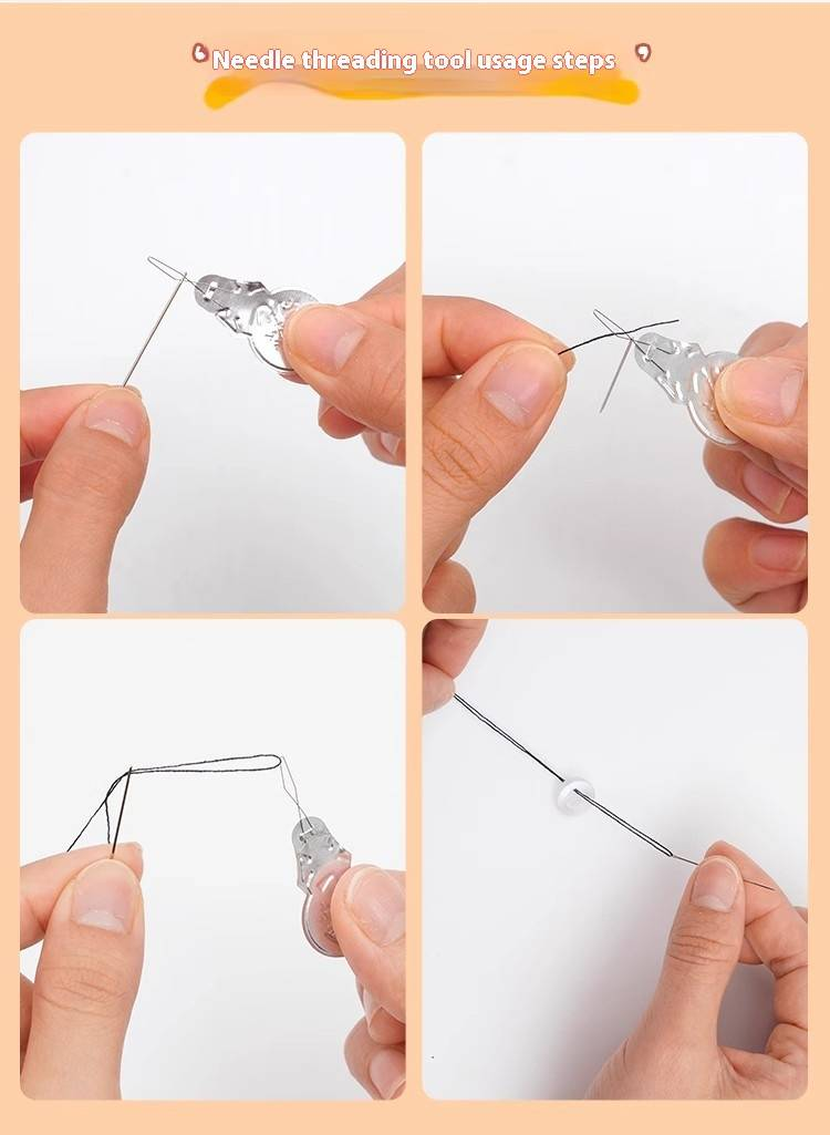 Portable Heart-Shaped Sewing Kit - Mini Needle & Thread Set With 36 Essentials, Cute Plastic Stitch Repair Box For Home/Travel_voghion.com