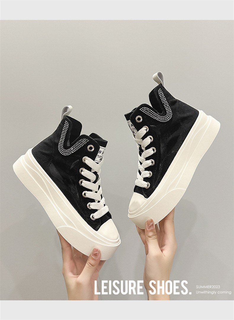 White shoes for women 2024 summer new high-top sports casual shoes mesh breathable sneakers genuine leather versatile women's shoes_voghion.com