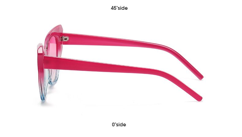 Nuovi arrivi Cat Eye Vintage Donna Marchio Designer Moda Occhiali da sole sfumati Donna Retro Specchio Esterno Ombra oculos de sol_voghion.com