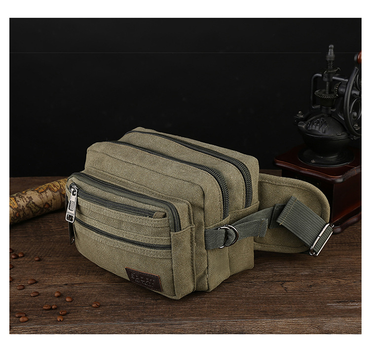 Neue Outdoor-Mode Sport Taille Tasche Multi-Use männer Atmungsaktive Leinwand Taille Tasche Radfahren Taktik männer Taille Tasche handy Tasche_voghion.com