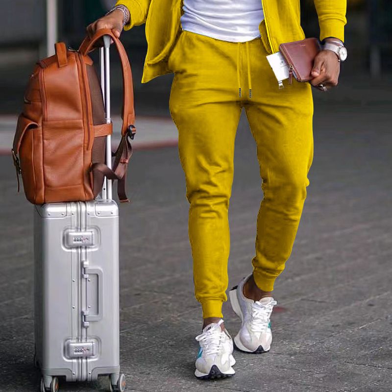 Pantalon de jogging décontracté pour homme, multicolore, polyvalent, ample, pour le sport en plein air, nouvelle collection automne 2023_voghion.com