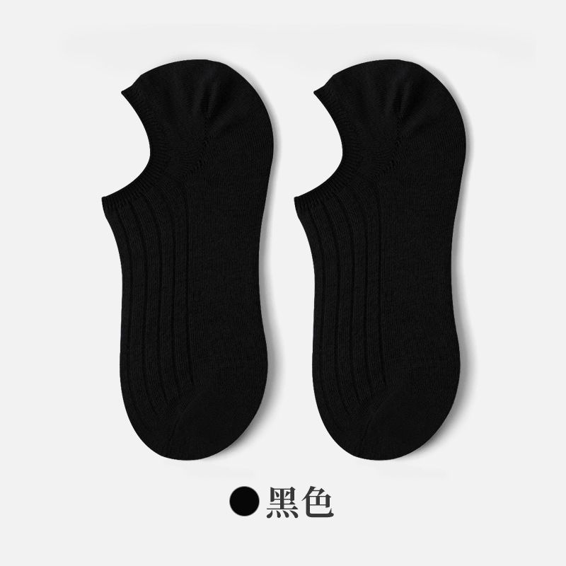 2025e Low-Cut Invisible Pure Summer Thin Combed Men's Short Deodorant Socks All Cotton_voghion.com