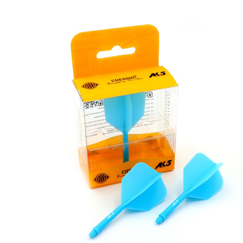 3 sets van AK5-serie geïntegreerde dartvleugel Grote vierkante vleugel 2BA dartstang dartvleugelset_voghion.com