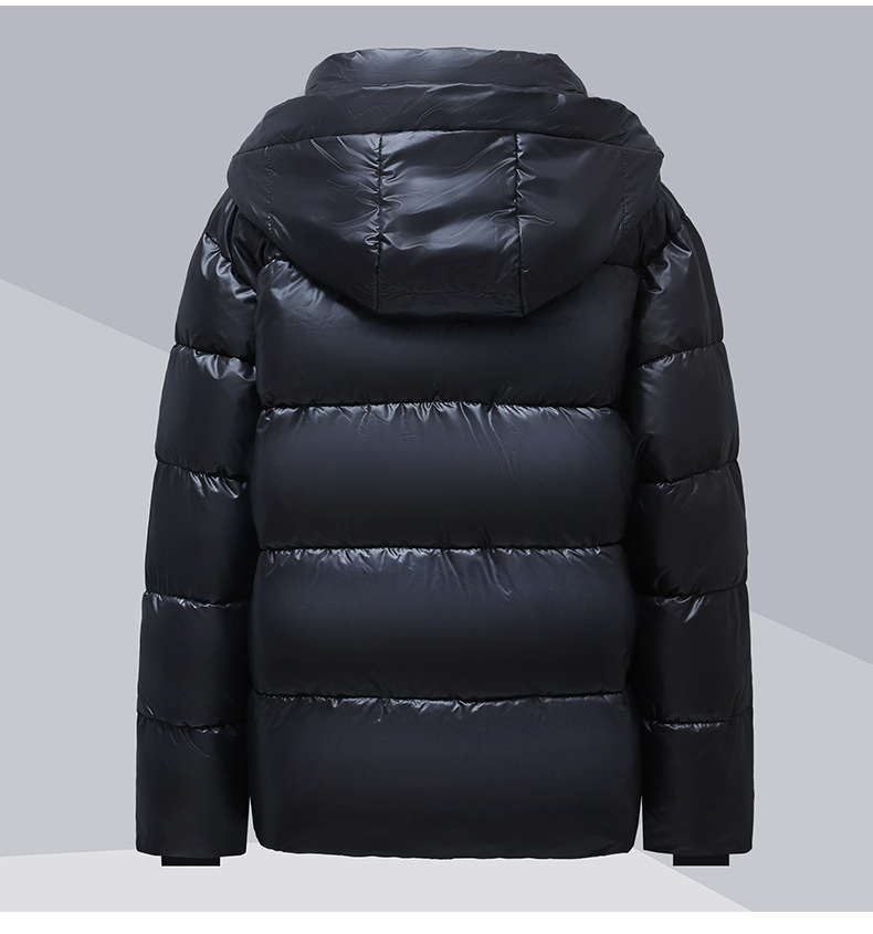Women's short winter hooded winter thickened couple wear cold-resistant cotton jacket trend_voghion.com