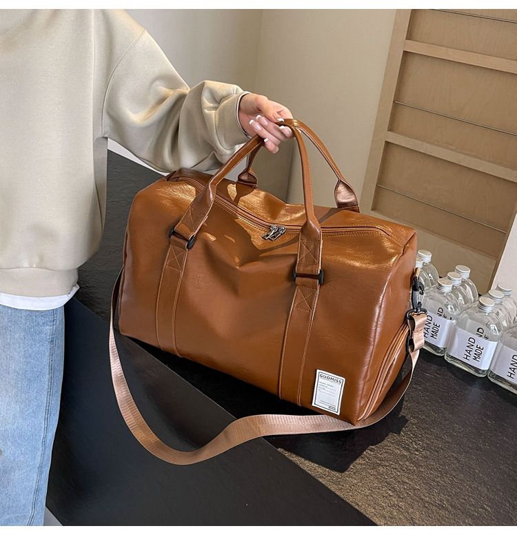 Prenosna potovalna torba Moška velika športna torba za fitnes Ženska usnjena potovalna oblačila Torba za moške_voghion.com