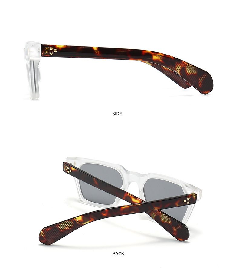 Foreign trade cross-border hot sunglasses mi nail European and American street shooting ins Internet celebrity model square sunglasses female 6076_voghion.com
