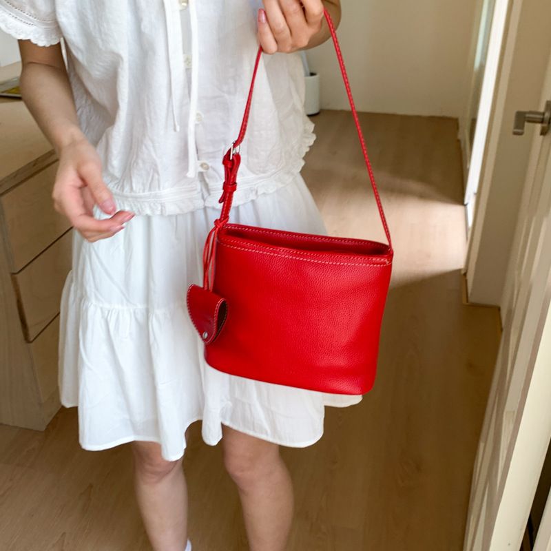 Borsa a tracolla singola Yuanbao versatile per telefono Yuanbao, modello mini barca di alta qualità, 2025, con texture litchi_voghion.com