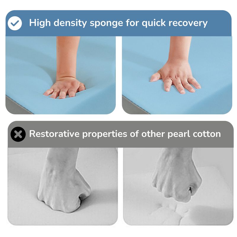 Ensemble de blocs de jeu et d'escalade TLG 9 pièces pour enfants – Blocs de construction souples et colorés avec marches, toboggan et piscine à balles pour tout-petits et enfants d'âge préscolaire – Balles non incluses_voghion.com