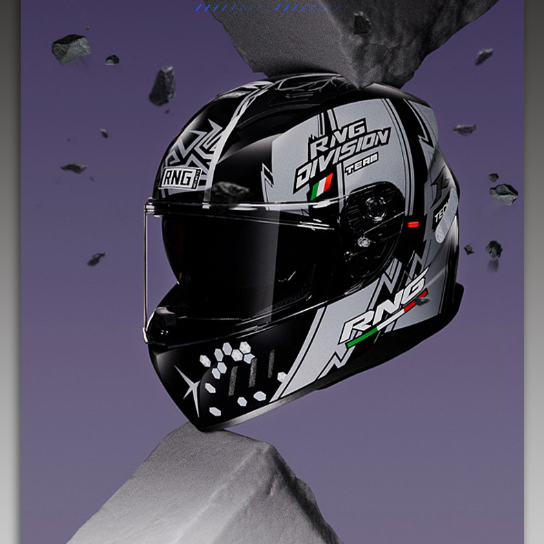 Motorradhelm Motorradhelm Duebelglashelm fir Männer a Fraen, Vollhelm fir Fuerten, Integralhelm_voghion.com