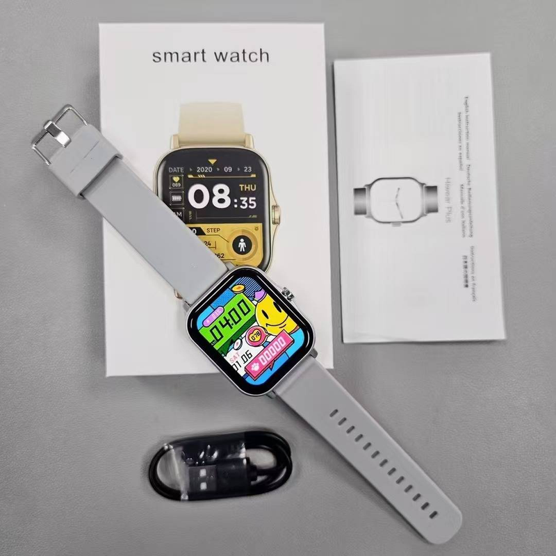 NYT 2.01 smartwatch, unisex, fitness tracker med kalorie tracker, skridttæller, 100+ træningstilstande_voghion.com