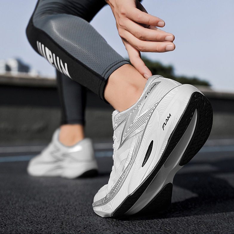 Professional Marathon Running Shoes Men's Full Palm Carbon Plate Racing Running Shoes Shock Absorbent Sports Shoes Women's Training Shoes_voghion.com