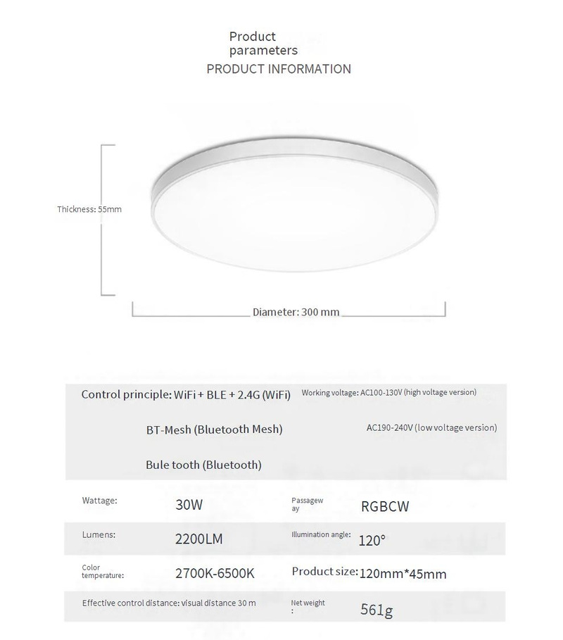 Melhoria da casa LED Full Spectrum Proteção para os olhos Lâmpada Moderna Simples Quarto Moderno Atmosfera Quarto Principal Quarto LED Lâmpada de teto_voghion.com