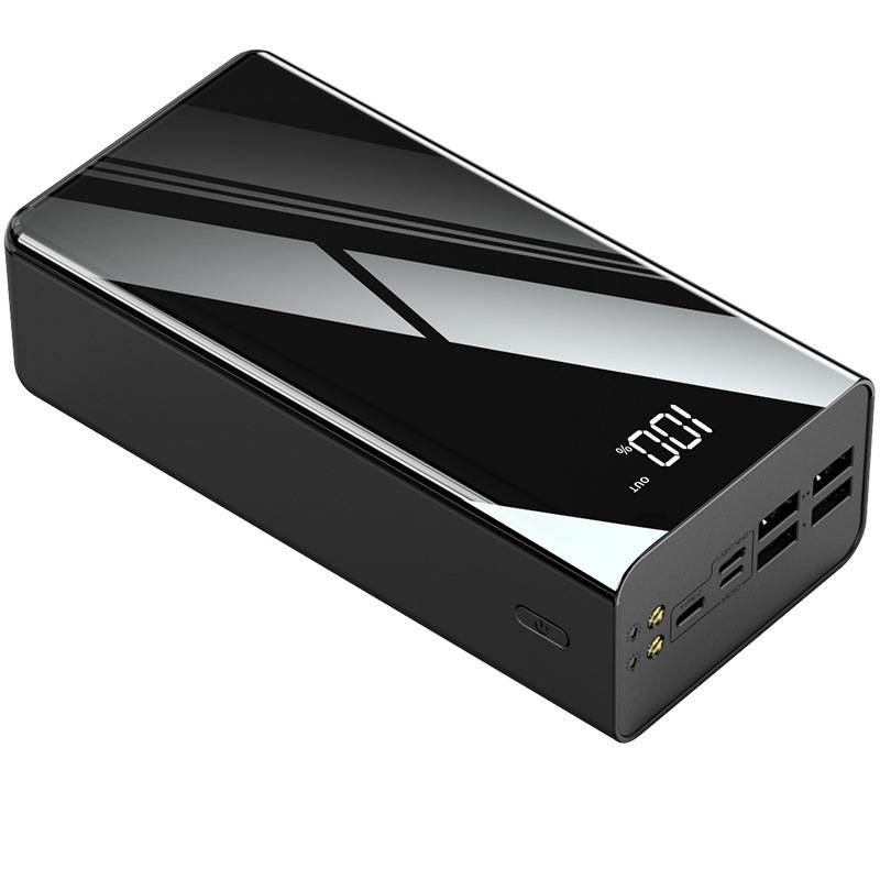 Baterie externă mobilă de mare capacitate, 50000 mAh, cu ecran oglindă și afișaj digital_voghion.com
